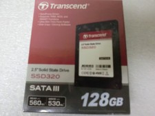 Transcend 128GB SSD Drive - TS128GSSD320  SATA 2.5 inch- NewSealed in Retail Box picture