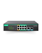 LINOVISION 8 Ports UltraReach PoE Switch Max 2600ft (800m) Long-Range black picture