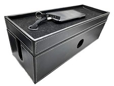 NEET Cable Management Box Large Black 15x6x6 Modern Jewelry Storage Keepsake picture