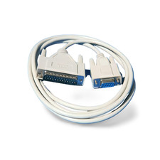 6ft Null Modem Cable DB9 Female to DB25 Male - Beige picture