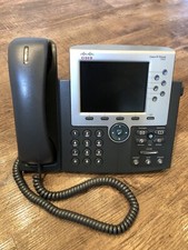Lot Of (11) Cisco CP-7965 VOIP Phones | With Stand and Handset picture