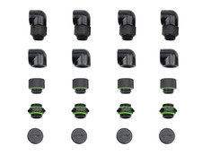 20 PCS Silver Chrome G1/4