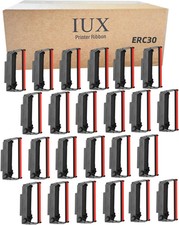 24 Pack Black And Red Ribbon For Epson ERC30 ERC34 ERC38 TM U220 Printer Refills picture
