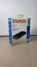 Staples USB 3.0 Hub 7 Port, New In Box. picture