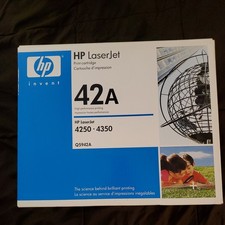 HP 42A Black LaserJet Toner Cartridge Q5942A OEM Box - Open Box/Sealed picture