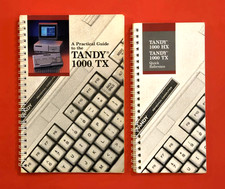 Vintage Tandy 1000 TX Practical Users Guide Manual 1987 And Quick Reference  picture
