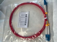 Fiber Optics Patch Cord Jumper SM SingleMode  LSZH Duplex 2mm Red LCST LC-ST 2M  picture