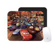 Cars Cartoon Movie Mouse Pad | Racing Animated Desk Mat | Custom Kids Gift picture