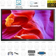 Dell 22 inch 1920 x 1080 FHD LCD Monitor No Stand VESA MOUNT Display port |Cable picture