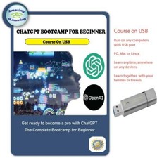 How to Use ChatGPT  for AI Chat - The Bootcamp for Beginner - Course on USB picture