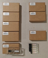 Collection of 11 duplex multimode fiber SFP transceivers, 1.25Gb picture