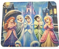 Mouse pad Featuring Winter Princesses With Castle picture