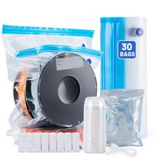 30 Pack 3D Printer Filament Storage Bag Vacuum Kit with 500mAh Electric Pump picture