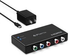 Portta Component to HDMI Converter, YPbPr RGB + R/L Audio to HDMI v1.3 Converter picture
