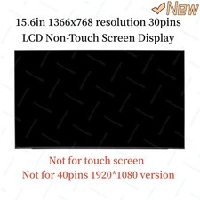 15.6'' HD 30pin for Dell N156bga-e53 Rev.c1 07xmdT LAPTOP LCD Screen Replacement picture