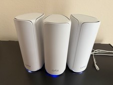 NETGEAR Orbi 770 RBE771 Router + 2 RBE770 Satellites WiFi 7 Mesh 3-Pack picture