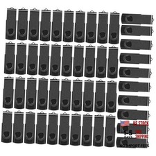 50 Pack Bulk Flash Drives  USB 2.0 Thumb Drive Jump Drive 8GB 50P-Black-B picture