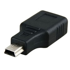 USB 2.0 Type A Female To Mini USB 5 (Black) picture