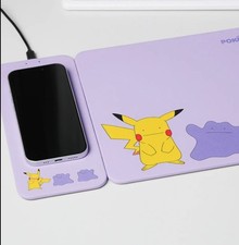 Pokemon Ditto Pikachu 15W Fast Wireless Charging Mouse Pad Official Licensed picture