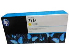 HP B6Y18A (771A) Hewlett Packard Yellow Ink Cartridge Genuine OEM Original picture