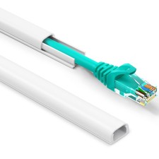 153 Inch One Cord Hider Paintable Cable Wire Covers Cable Raceway for Wall picture