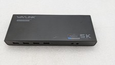 Wavlink WL-UG69PD6 USB-C Displayport dual 4k Laptop Docking Station - NO AC ADAP picture