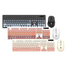 Gradient Color WirelessKeyboard & Mouse Combo, Plug & Play USB for PC Laptop Mac picture