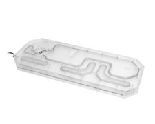 Bykski Distro Plate For Bykski Poison MOD - PMMA w/ 5v Addressable RGB (RBW) ... picture