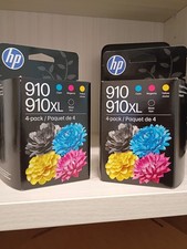 New, Sealed Genuine HP 902XL Ink Cartidge Set - BlackXL, CYM - 2 sets 3/2028 picture