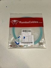 New OM3 SC LC DX MM Fiber Patch Cable, 2 Meters 6Ft Rambo cables picture