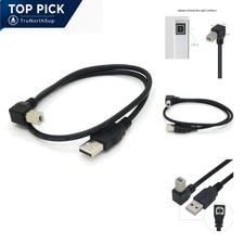 19inch USB B Right Angle Adapter USB 2.0 Printer Cable A Male to B Male 1.6ft picture