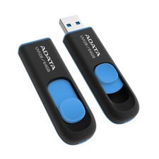 ADATA UV128 64GB USB3.1 Flash Drive, black/blue UV128 64 GB picture