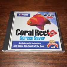 Coral Reef Screen Saver PC CD Windows 95 Expert Software - New Sealed Jewel Case picture