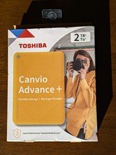 New Toshiba Canvio Advance + 2TB USB 3.2 Gen 1 Portable hard drive HDTCA20XYCAB picture
