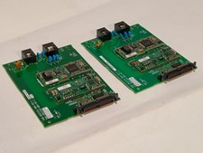 Lot of 2 Xmodus AL6000S-3V Ethernet boards, dual RJ45, PWA 2022332-004, As shown picture