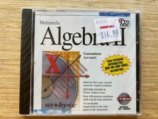 Multimedia Algebra II, CD-ROM Pro One NIB picture