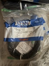 5pk LYNN Pushable Fiber Optical Network Cable SC/APC-SC/APC Simplex 50 ft Black picture