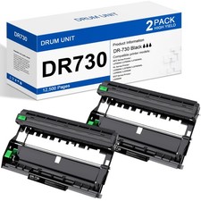 DR730 Drum Unit 2Pack (NOT Toner) Replacement for Brother DR-730 DR730 Drum Unit picture
