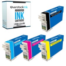 Reman Black Color Ink Cartridges for Epson 124 T124 Fits Stylus Workforce 320 picture