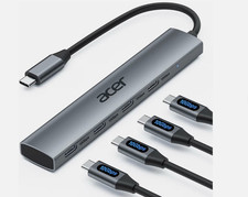 Acer 10Gbps USB C Hub with 4K@60Hz USB-C Display Output, 4-Port USBC Splitter picture