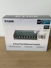 Ethernet Switch D-Link DES-108 8-Port Fast 10/100 New Sealed picture