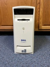 Vintage Dell Dimension L1000R Empty Computer Case Chassis Retro Sleeper Project picture