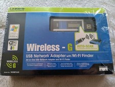 LINKSYS WIRELESS - G  USB NETWORK ADAPTER  WI-FI FINDER WUSBF54G picture