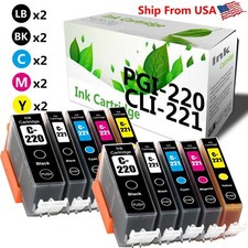 10 PK PGI-220 CLI-221 Ink Cartridge PIXMA MP640R MP980 MP990 IP3600 picture