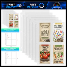 100 Pack 3.5 x 5 Photo Sleeves for 3 Ring Binder(400 Pictures) picture