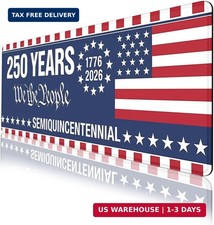 We The People 1776-2026 Gaming Mouse Pad America Flag Stars Stripes Mousepad XL picture