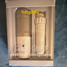 heyday Desktop Cardioid Condenser Mic Mac Compatible White picture