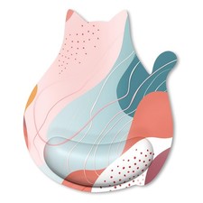 Ergonomic Mouse Pad with Wrist Rest, Cute Cat Memory Foam Padded Pain Relief ... picture