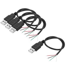 Micro USB Male to 4Pin Bare Wire 28AWG 12