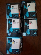 set HP  85 magenta cyan yellow lt mag lt cyan  Ink Cartridges  Fast Ship 2014 picture